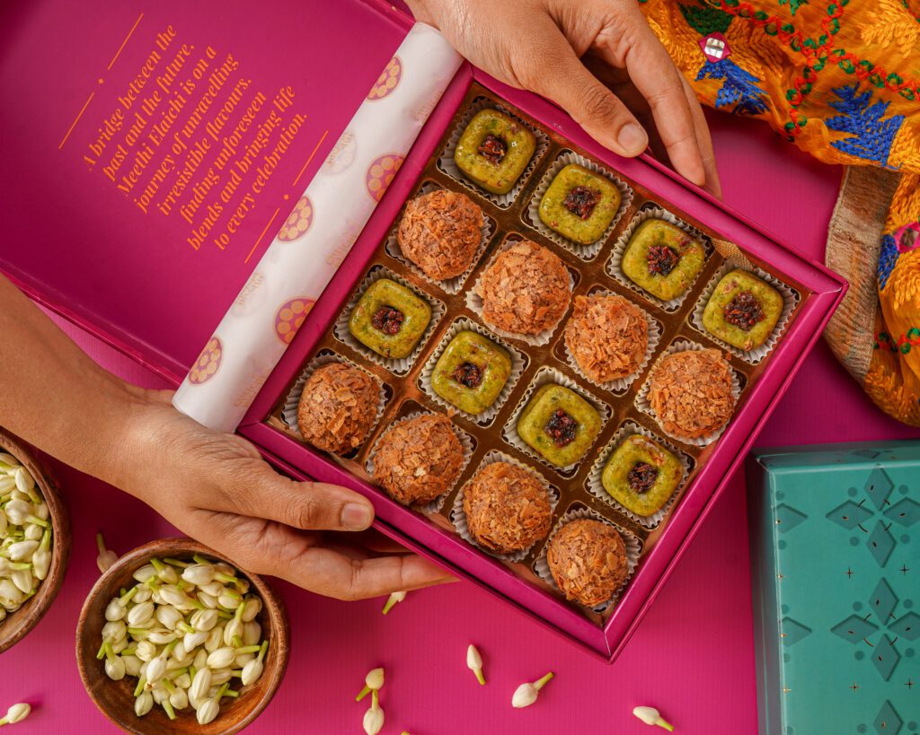 A Bite Heaven assorted gourmet sweets box by Meethi Elaichi Mumbai