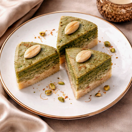Badam Matcha Wedge