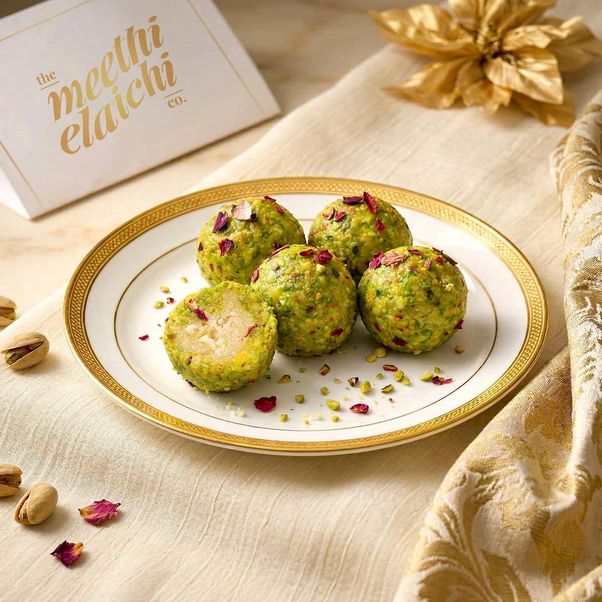 Gulabi Pista Laddoo