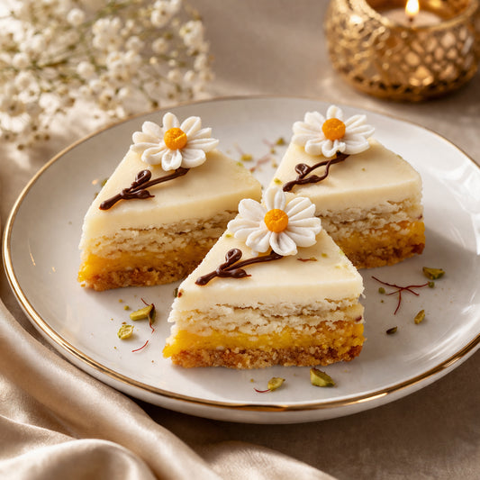 Mandarin Cheesecake Mithai