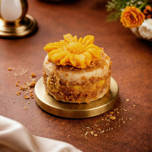 Orange Mithai Macaroon