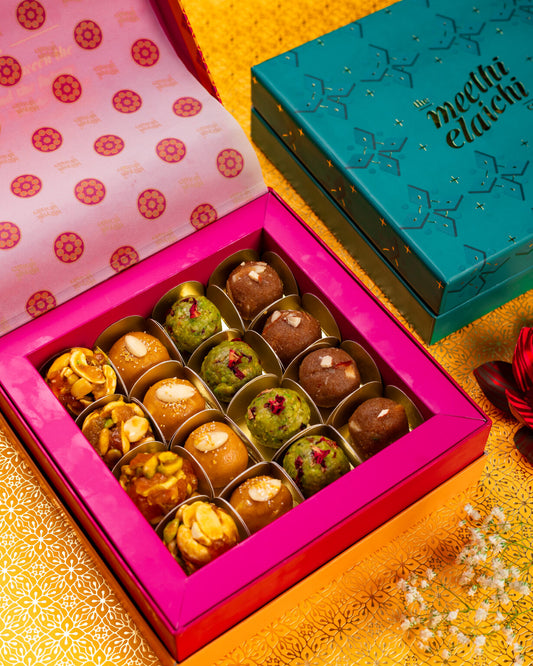 Desi Ladoo traditional Indian ladoos gift box by Meethi Elaichi Mumbai
