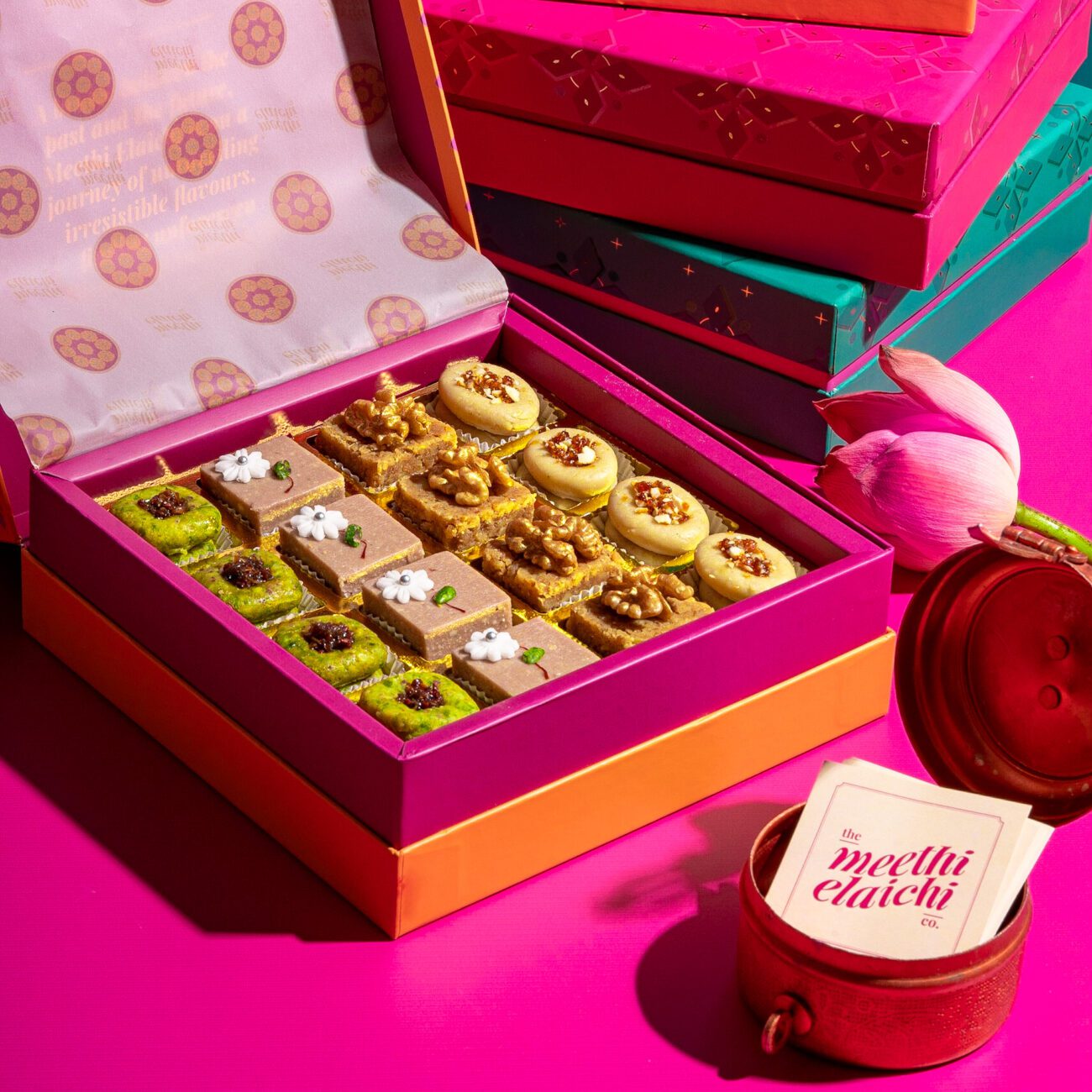 Luxe Shaadi Box wedding special gourmet sweets by Meethi Elaichi Mumbai
