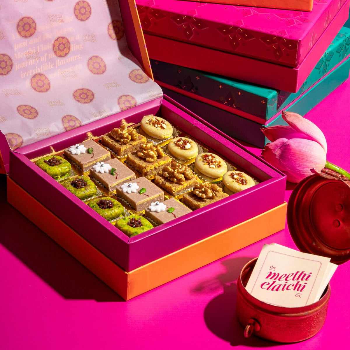 Luxe Shaadi Box wedding special gourmet sweets by Meethi Elaichi Mumbai
