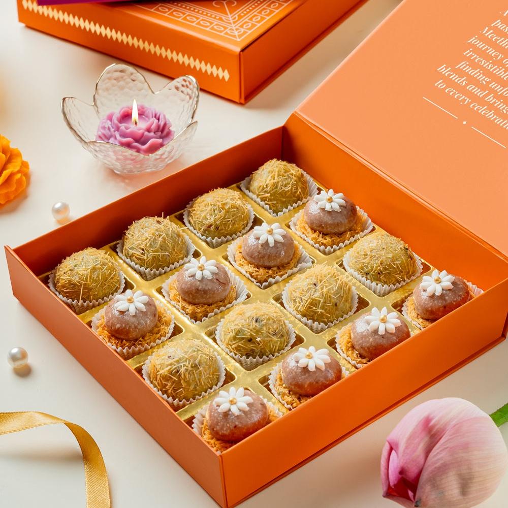 Kunafa Meets Mithai fusion sweets box by Meethi Elaichi Mumbai
