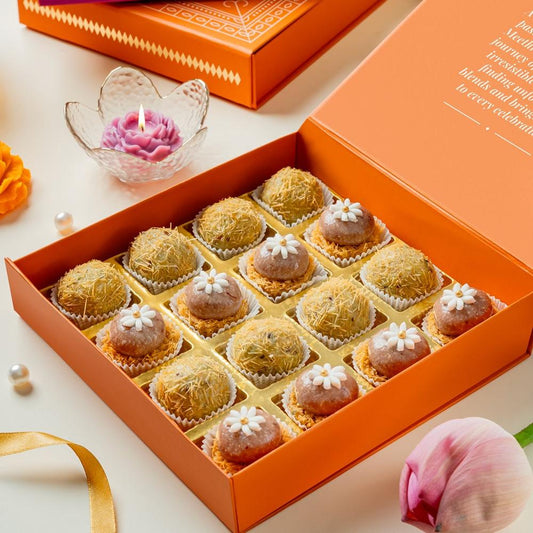 Kunafa Meets Mithai fusion sweets box by Meethi Elaichi Mumbai
